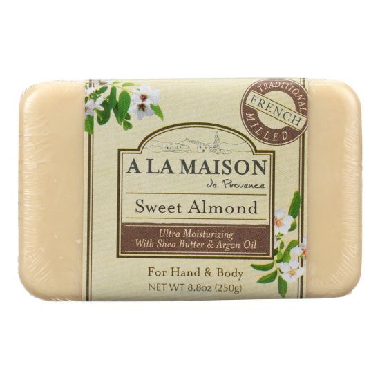 A La Maison - Bar Soap - Sweet Almond - 8.8 oz