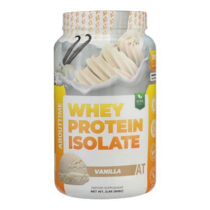 About Time - Whey Protein Isolate - Vanilla - 2 lb.