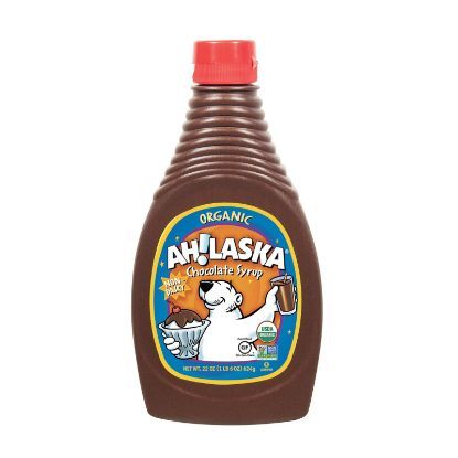 AhLaska - Chocolate Syrup - Organic - 22 oz - case of 12