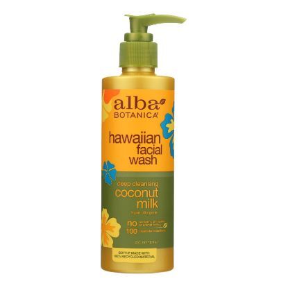 Alba Botanica - Hawaiian Facial Wash Coconut Milk - 8 fl oz