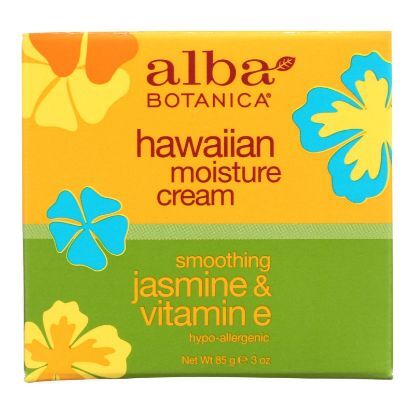 Alba Botanica - Hawaiian Moisture Cream Jasmine and Vitamin E - 3 oz