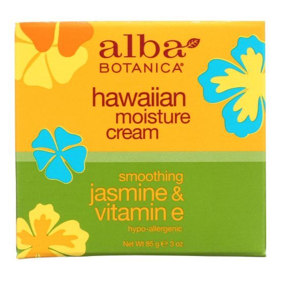 Alba Botanica - Hawaiian Moisture Cream Jasmine and Vitamin E - 3 oz