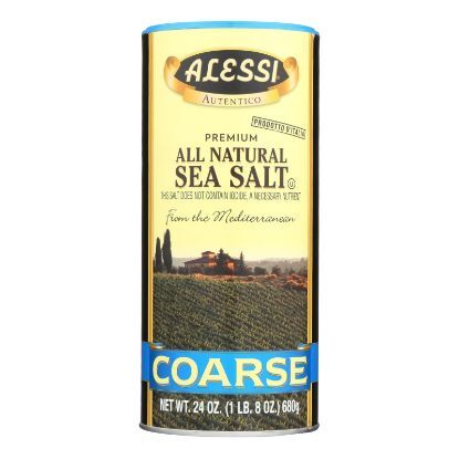 Alessi - Mediterranean Sea Salt - Coarse - Case of 6 - 24 oz.