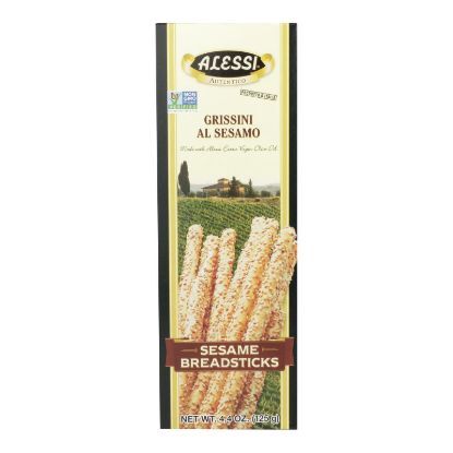 Alessi - Breadsticks - Sesame - Case of 12 - 4.4 oz.