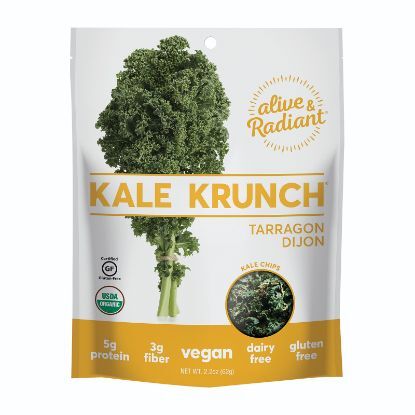 Alive and Radiant Kale Krunch - Tarragon Dijon - Case of 12 - 2.2 oz.