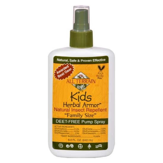 All Terrain Herbal Armor Natural Insect Repellent: Kids Herbal Armor Pump Spray- 8oz