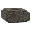 Aloha Bay - Taper Candle Holder Lava Stone - 1 Candle Holder