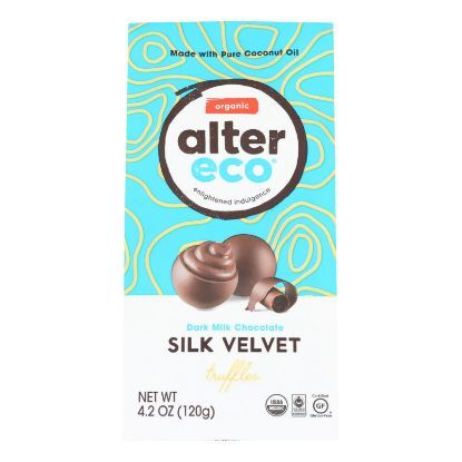 Alter Eco Americas Truffle - Organic - Velvet - 10 pack - 4.2 oz - case of 8