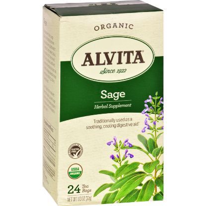 Alvita Teas Sage Tea - Organic - 24 Tea Bags
