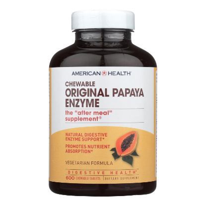 American Health - Original Papaya Enzyme Chewable - 600 Tablets