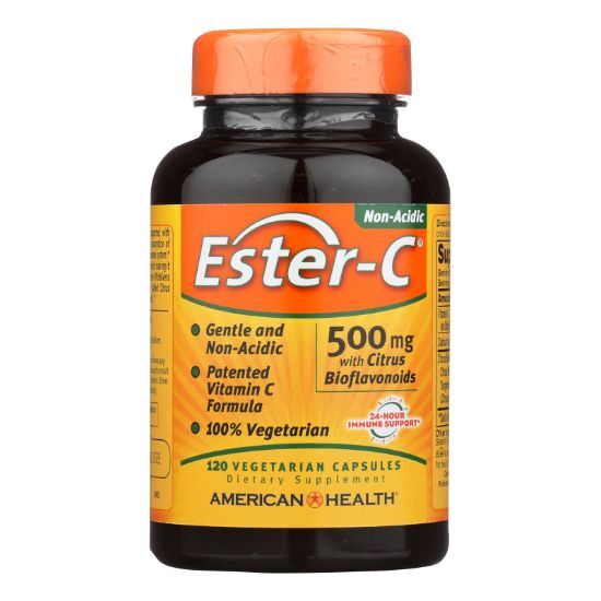 American Health - Ester-C with Citrus Bioflavonoids - 500 mg - 120 Vegetarian Capsules