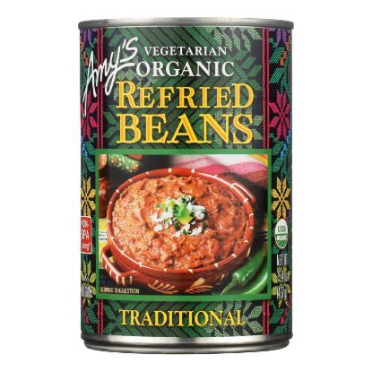 Amy's - Organic Traditional Refried Beans - Case of 12 - 15.4 oz.
