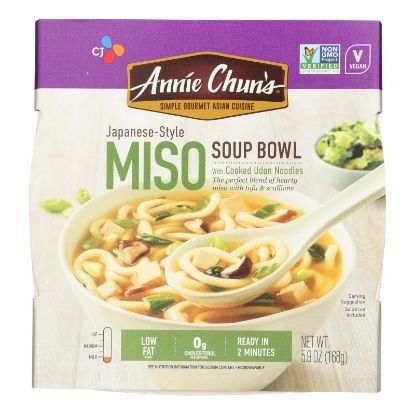 Annie Chun's Miso Soup Bowl - Case of 6 - 5.9 oz.