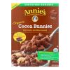 Annie's Homegrown Organic Cocoa Bunnies Oat with Corn and Rice Cereal - Case of 10 - 10 oz.