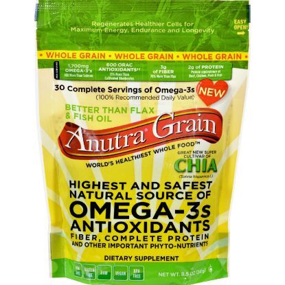 Anutra Omega 3s - Whole Grain - 8.5 oz