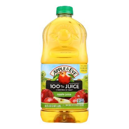Apple and Eve 100 Percent Apple Juice - Case of 8 - 64 fl oz.