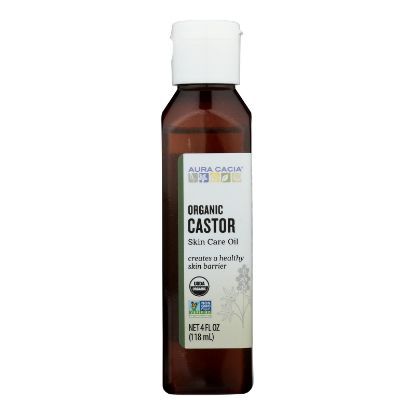 Aura Cacia - Skin Care Oil - Organic Castor Oil - 4 fl oz