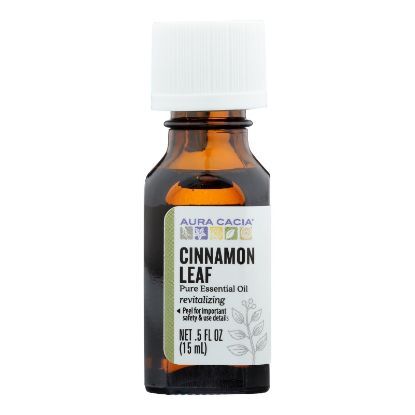 Aura Cacia - Pure Essential Oil Cinnamon Leaf - 0.5 fl oz