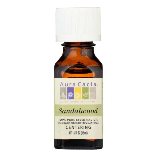 Aura Cacia - Essential Oil - Sandalwood - .5 oz