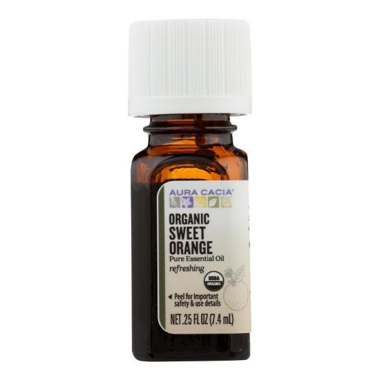 Aura Cacia - Organic Orange Sweet - .25 oz