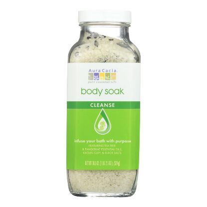 Aura Cacia - Body Soak - Cleanse - 18.5 oz - 1 each