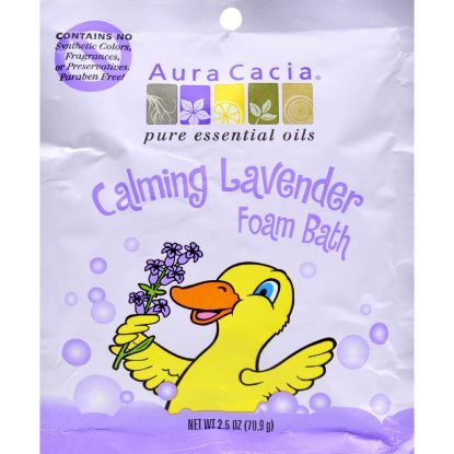 Aura Cacia Calming Foam Bath Lavender Essential Oil - Case of 6 - 2.5 oz
