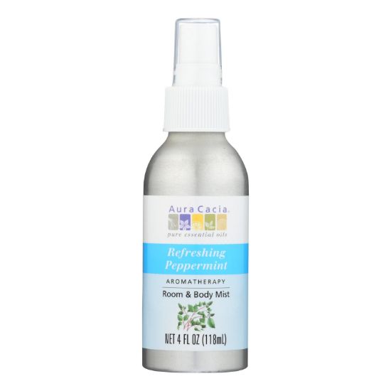 Aura Cacia - Aromatherapy Mist Peppermint Harvest - 4 fl oz