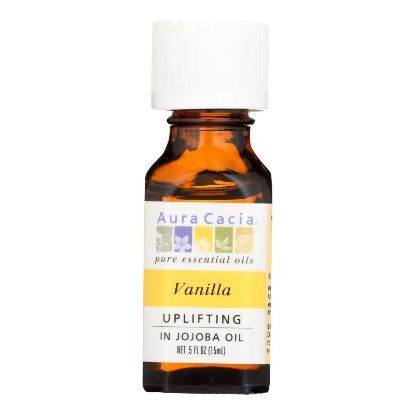 Aura Cacia - Vanilla in Jojoba Oil - 0.5 fl oz