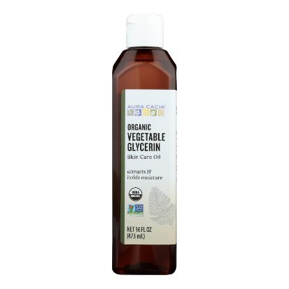 Aura Cacia - Skin Care Oil - Organic Vegetable Glycerin Oil - 16 fl oz