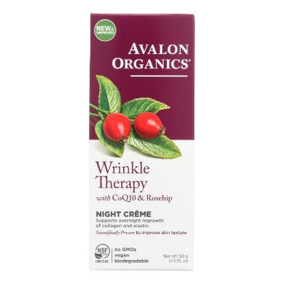 Avalon Organics CoQ10 Wrinkle Defense Night Creme - 1.75 fl oz