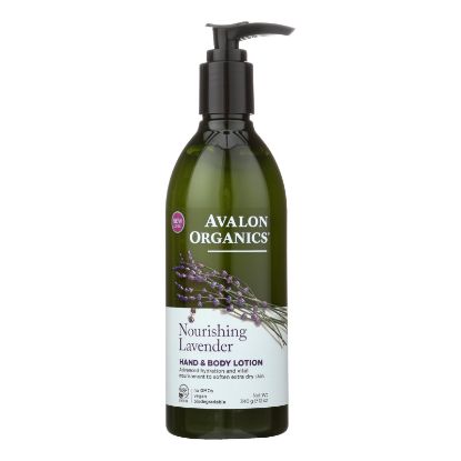 Avalon Organics Hand and Body Lotion Lavender - 12 fl oz