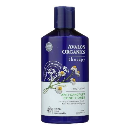 Avalon Active Organics Conditioner - Anti Dandruff - 14 oz