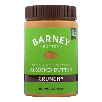 Barney Butter - Almond Butter - Crunchy - Case of 6 - 16 oz.