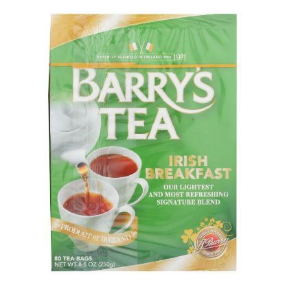 Barry's Tea - Irish Tea - Irish Breakfast - Case of 6 - 80 Bags