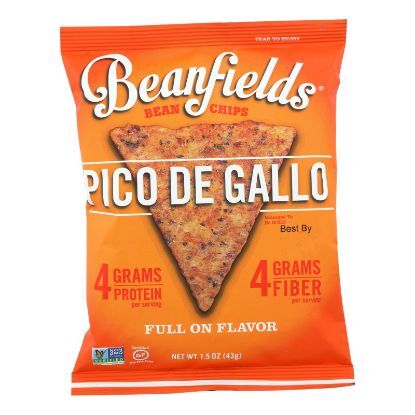 Beanfields - Bean and Rice Chips - Pico De Gallo - Case of 24 - 1.5 oz.