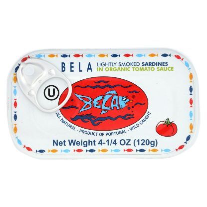 Bela-Olhao Sardines in Tomato Sauce - 4.25 oz - Case of 12