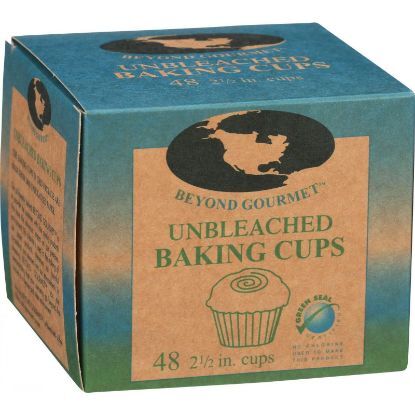 Beyond Gourmet Baking Cups - Large 2.5 in - Unbleached - 48 Count