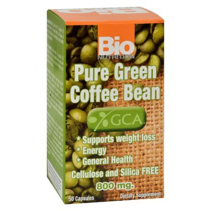 Bio Nutrition - Pure Green Coffee Bean - 50 Gelcaps