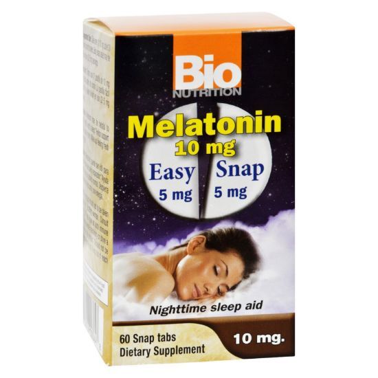 Bio Nutrition - Inc Melatonin - 10 mg - 60 Tablets