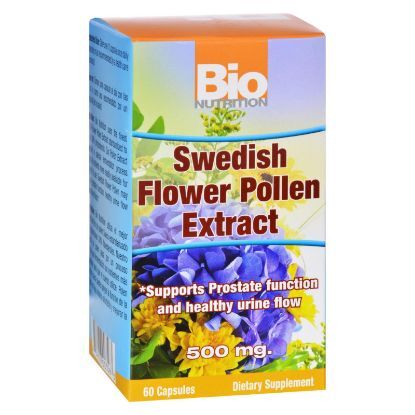 Bio Nutrition - Inc Swedish Flower Pollen Extract - 500 mg - 60 Veg Capsules