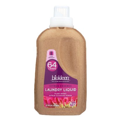 Biokleen Laundry Liquid - Citrus Essence - 32 oz - Case of 6
