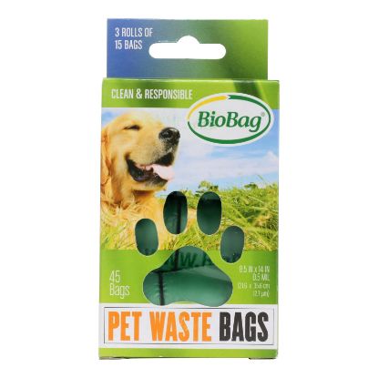 BioBag - Dog Waste Bags - Case of 12 - 45 Count