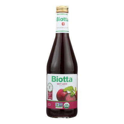 Biotta Organic Juice - Beet Root - Case of 6 - 16.9 Fl oz.