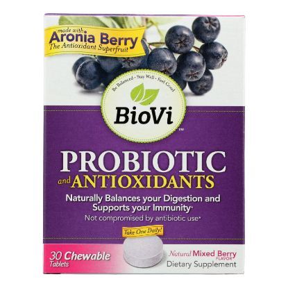 BioVi Probiotic - Antioxidant Blend - 30 Chewable Tablets