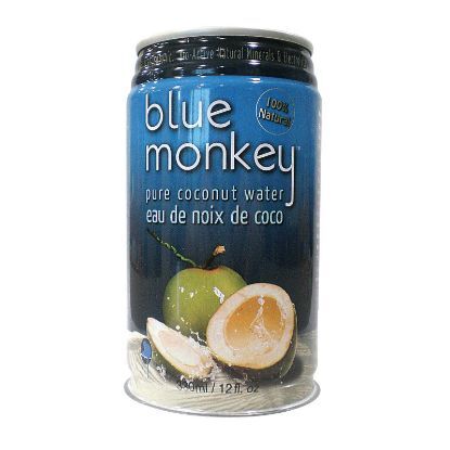 Blue Monkey Coconut Water - Natural - Case of 24 - 11.2 oz.