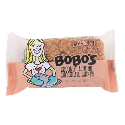 Bobo's Oat Bars - All Natural - Gluten Free - Chocolate Almond - 3 oz Bars - Case of 12