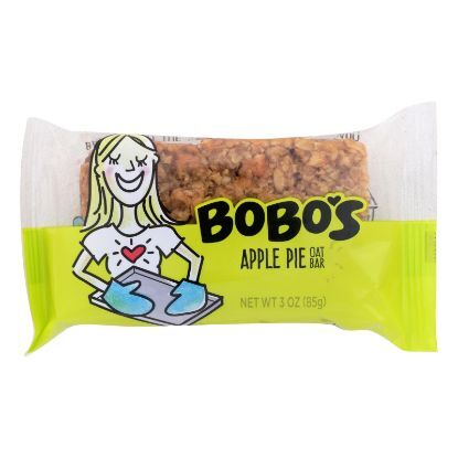 Bobo's Oat Bars - Apple Pie - Gluten Free - Case of 12 - 3 oz.