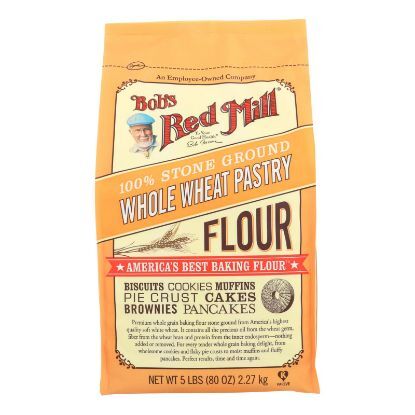 Bob's Red Mill - Whole Wheat Pastry Flour - 5 lb - Case of 4