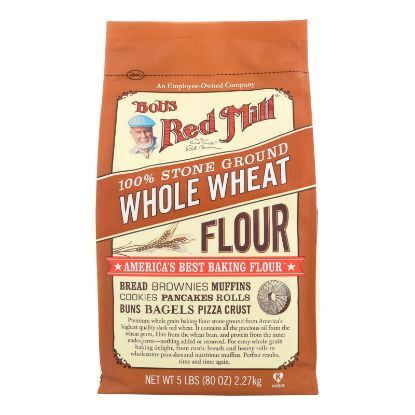 Bob's Red Mill - Whole Wheat Flour - 5 lb - Case of 4