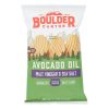 Boulder Canyon - Kettle Chips - Malt Vinegar and Sea Salt - Case of 12 - 5.25 oz.